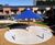 Hexagonal Conic Canopy - white PVC outdoor weather shelter 0