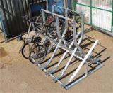High Density Cycle Rack - space-saving steel bike storage - on this page