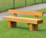 Kedleston Seat - FSC timber outdoor bench - on this page