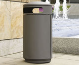Kelshall Litter Bin - steel outdoor bin for parks and public spaces - on this page