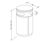 Kelshall Litter Bin - steel outdoor bin for parks and public spaces 3
