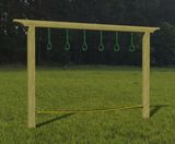 Wooden Playground Trapeze Rings - outdoor gym rings for children - on this page