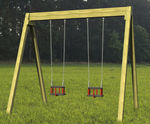 Double Cradle Swings - playground swing set for young children