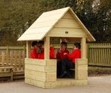 Vanilla Playhouse - wooden outdoor playhouse for children - on this page