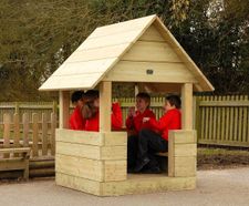 Vanilla Playhouse - wooden outdoor playhouse for children