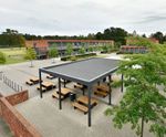 Shelters and co-ordinated outdoor furniture for new school