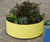 March Planter - mild steel cylindrical outdoor planter 1