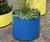 March Planter - mild steel cylindrical outdoor planter 3