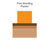 March Planter - mild steel cylindrical outdoor planter 10