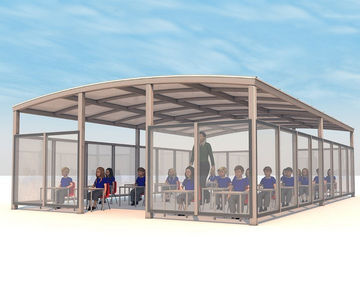Modular Learning Hub - weather resistant outdoor classroom