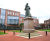 Terracotta surfacing creates vibrant pathways in park 4