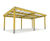 New Forest Shelter - timber outdoor shelter for walkways and cycle storage 0