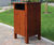 Okehampton Redwood Litter Bin 5