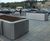 Northfleet Planter - stainless steel outdoor planter 1