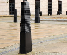 Oxford Cast Iron Bollard - heavy duty tapered cast iron security post