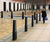 Oxford Cast Iron Bollard - heavy duty tapered cast iron security post 1