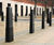 Oxford Cast Iron Bollard - heavy duty tapered cast iron security post 5