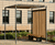 Palisade Brise Soleil - steel and timber outdoor sun shade canopy 3