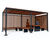 Palisade Brise Soleil - steel and timber outdoor sun shade canopy 1
