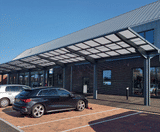 Penarth Gullwing Pick-Up & Drop-Off Canopy - weather shelter - on this page