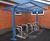 Premier Cycle Shelter - steel and PET outdoor bike storage 2