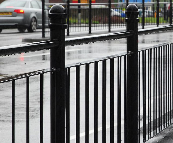 Rochdale PU Panel Post - polyurethane fence posts