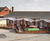 Sheffield Wave Canopy - undulating steel and glass outdoor entrance shelter 2