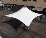 Square Conic Canopy - waterproof fabric outdoor shelter - on this page
