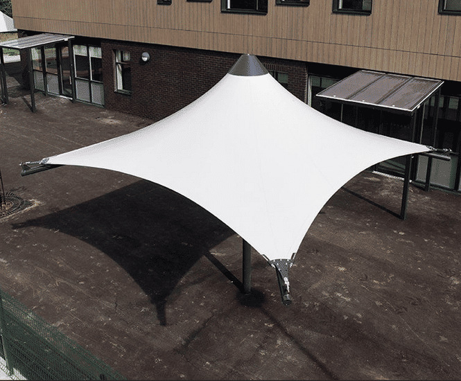 Square Conic Canopy - waterproof fabric outdoor shelter
