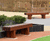 Whitwell Bench - outdoor timber seating for parks and public spaces 2