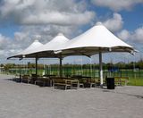 Triple Conic - large fabric canopy for outdoor covered areas - on this page