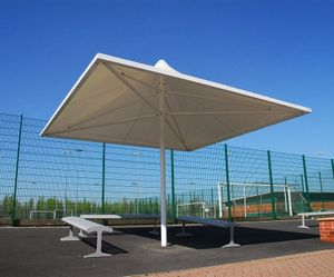 Tornado Tensile Canopy - waterproof fabric outdoor shelter