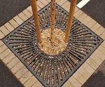 Sunburst Square Tree Grille - cast iron tree protection