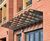 Stockton Entrance Canopy - aluminium and glass wall-mounted shelter 0
