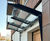 Stockton Entrance Canopy - aluminium and glass wall-mounted shelter 4