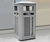 Derby Contemporary Litter Bin - laser cut pattern, 120 litre 3