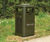 Derby Contemporary Litter Bin - laser cut pattern, 120 litre 6