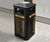 Derby Contemporary Litter Bin - laser cut pattern, 120 litre 7