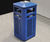Derby Contemporary Litter Bin - laser cut pattern, 120 litre 10