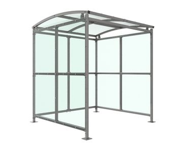 AUTOPA Badby - freestanding cycle shelter with PET roof and sides