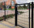 Welded mesh security fencing protects school car park & entrance 8