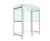 AUTOPA Cannock - smoking shelter with PET roof and side panels 0
