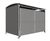 MM2 Shelter - Galvanised C/W Clad Doors 0
