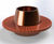 Cone planter with wooden bench seating 1