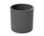 Round steel cylinder planter 2