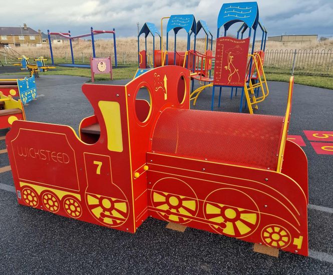 Creating a trainthemed playground at NewbigginbytheSea Wicksteed