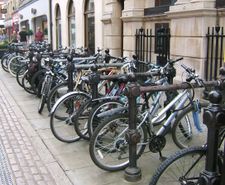 ASF Recycled Cast Iron Cycle Stands Architectural Street Furnishings