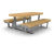 RailRoad Delta - steel and timber picnic bench & table 4