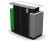Arca Dual Compartment Square Litter Bin 2