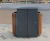 Arca dual compartment round litter bin 5